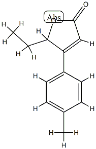 2(5H)-Furanone,5-ethyl-4-(4-methylphenyl)-(9CI) CAS#: 777059-69-5