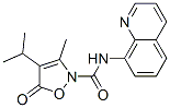 2(5H)-Isoxazolecarboxamide,  3-methyl-4-(1-methylethyl)-5-oxo-N-8-quinolinyl- CAS#: 706803-58-9