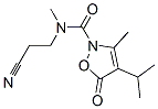 2(5H)-Isoxazolecarboxamide,  N-(2-cyanoethyl)-N,3-dimethyl-4-(1-methylethyl)-5-oxo- CAS#: 706803-78-3
