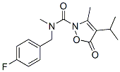 2(5H)-Isoxazolecarboxamide,  N-[(4-fluorophenyl)methyl]-N,3-dimethyl-4-(1-methylethyl)-5-oxo- CAS#: 706803-70-5