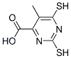 2,6-Dimercapto-5-methyl-4-pyrimidinecarboxylic acid CAS#: 74039-18-2