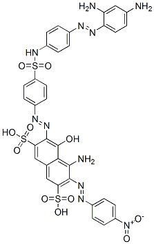 2,7-Naphthalenedisulfonic acid, 4-amino-6-4-4-(2,4-diaminophenyl)azophenylaminosulfonylphenylazo-5-hydroxy-3-(4-nitrophenyl)azo- CAS#: 72089-20-4