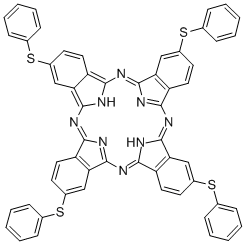 2,9,16,23-TETRAKIS(PHENYLTHIO)-29H,*31H- PHTHALOCYAN CAS#: 77474-65-8
