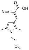 (2E)-2-CYANO-3-[1-(2-METHOXYETHYL)-2,5-DIMETHYL-1H-PYRROL-3-YL]ACRYLIC ACID CAS#: 743440-54-2