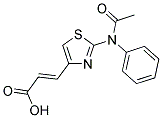 (2E)-3-[2-[ACETYL(PHENYL)AMINO]-1,3-THIAZOL-4-YL]ACRYLIC ACID CAS#: 756859-00-4