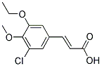 (2E)-3-(3-CHLORO-5-ETHOXY-4-METHOXYPHENYL)ACRYLIC ACID CAS#: 750599-11-2