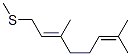 (2E)-3,7-Dimethyl-1-(methylthio)-2,6-octadiene CAS#: 72927-81-2