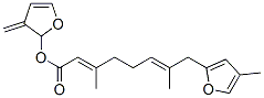 (2E,6E)-3,7-Dimethyl-8-(4-methyl-2-furyl)octa-2,6-dienoic acid (2,3-dihydro-3-methylenefuran-2-yl) ester CAS#: 78284-85-2