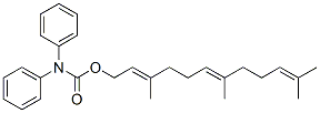 [(2E,6E)-3,7,11-trimethyldodeca-2,6,10-trienyl] N,N-diphenylcarbamate CAS#: 76386-25-9