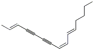 (2E,8Z,10E)-2,8,10-Pentadecatriene-4,6-diyne CAS#: 77093-85-7