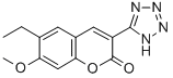 2H-1-Benzopyran-2-one, 6-ethyl-7-methoxy-3-(1H-tetrazol-5-yl)- CAS#: 76239-43-5