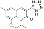 2H-1-Benzopyran-2-one, 6-methyl-8-propoxy-3-(1H-tetrazol-5-yl)- CAS#: 76239-41-3