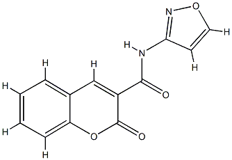 2H-1-Benzopyran-3-carboxamide,N-3-isoxazolyl-2-oxo-(9CI) CAS#: 717856-52-5
