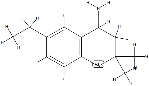2H-1-Benzopyran-4-amine,6-ethyl-3,4-dihydro-2,2-dimethyl-(9CI) CAS#: 723239-84-7