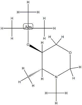2H-1,3-Oxazine,tetrahydro-3,4-dimethyl-5-[(trimethylsilyl)oxy]-,(4R,5R)-rel-(9CI) CAS#: 795312-99-1
