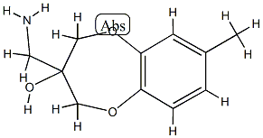2H-1,5-Benzodioxepin-3-ol,3-(aminomethyl)-3,4-dihydro-7-methyl-(9CI) CAS#: 777000-89-2