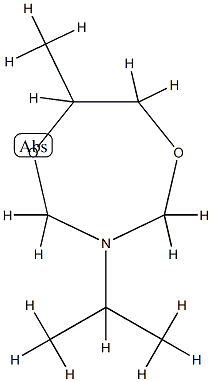 2H-1,5,3-Dioxazepine,tetrahydro-6-methyl-3-(1-methylethyl)-(9CI) CAS#: 75872-60-5