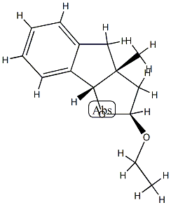 2H-Indeno[1,2-b]furan,2-ethoxy-3,3a,4,8b-tetrahydro-3a-methyl-,(2R,3aS,8bR)-rel-(9CI) CAS#: 716367-76-9