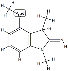 2H-Indol-2-imine,1,3-dihydro-4-methoxy-1,3-dimethyl-(9CI) CAS#: 733705-69-6