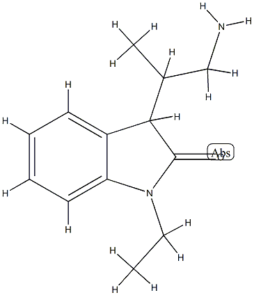 2H-Indol-2-one,3-(2-amino-1-methylethyl)-1-ethyl-1,3-dihydro-(9CI) CAS#: 777006-37-8