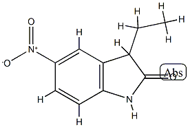 2H-Indol-2-one,3-ethyl-1,3-dihydro-5-nitro-(9CI) CAS#: 797051-97-9