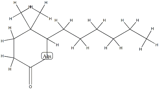 2H-Pyran-2-one,6-hexyltetrahydro-5,5-dimethyl-(9CI) CAS#: 799268-17-0