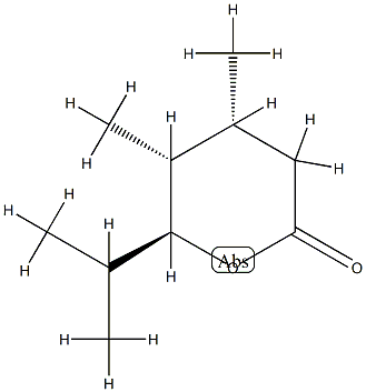 2H-Pyran-2-one,tetrahydro-4,5-dimethyl-6-(1-methylethyl)-,(4R,5R,6S)-rel-(9CI) CAS#: 770729-50-5