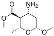 2H-Pyran-3-carboxylicacid,4-aminotetrahydro-6-methoxy-2-methyl-,methylester,(2alpha,3beta,4alpha,6alpha)- CAS#: 73844-77-6