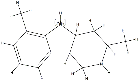 2H-Pyrido[4,3-b]indole,1,3,4,4a,5,9b-hexahydro-3,6-dimethyl-(9CI) CAS#: 791720-10-0
