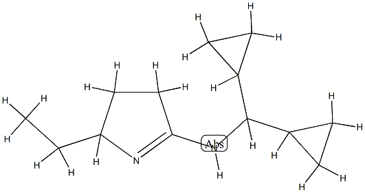 2H-Pyrrol-5-amine,N-(dicyclopropylmethyl)-2-ethyl-3,4-dihydro-(9CI) CAS#: 750561-53-6
