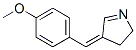 2H-Pyrrole,3,4-dihydro-4-[(4-methoxyphenyl)methylene]-,(4E)-(9CI) CAS#: 749254-91-9