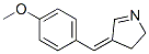 2H-Pyrrole,3,4-dihydro-4-[(4-methoxyphenyl)methylene]-,(4Z)-(9CI) CAS#: 749254-93-1