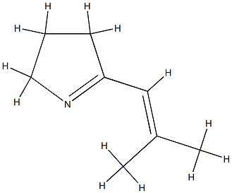 2H-Pyrrole,3,4-dihydro-5-(2-methyl-1-propenyl)-(9CI) CAS#: 76778-98-8