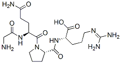 (2S)-2-[[(2S)-1-[(2S)-2-[(2-aminoacetyl)amino]-4-carbamoyl-butanoyl]pyrrolidine-2-carbonyl]amino]-5-(diaminomethylideneamino)pentanoic acid CAS#: 77727-17-4