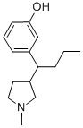 3-(1-(1-Methyl-3-pyrrolidinyl)butyl)phenol CAS#: 73986-58-0