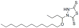 3-[1-(dodecyloxy)butyl]-1,3,4-thiadiazolidine-2,5-dithione CAS#: 72453-57-7