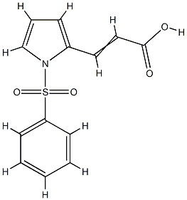 3-(1-(phenylsulfonyl)-1H-pyrrol-2-yl)acrylic acid CAS#: 773130-02-2