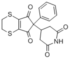 3-(2-(1,3-Dioxo-2-phenyl-4,5,6,7-tetrahydro-4,7-dithiaindanyl))glutari mide CAS#: 76059-14-8