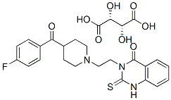 3-[2-[4-(4-fluorobenzoyl)piperidino]ethyl]-2,3-dihydro-2-thioxoquinazolin-4(1H)-one [R-(R*,R*)]-tartrate CAS#: 79449-96-0
