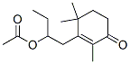 3-(2-Acetyloxybutyl)-2,4,4-trimethyl-2-cyclohexen-1-one CAS#: 75332-27-3