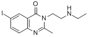 3-(2-(Ethylamino)ethyl)-6-iodo-2-methyl-4(3H)-quinazolinone CAS#: 77301-22-5