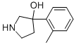 3-(2-METHYLPHENYL)PYRROLIDIN-3-OL CAS#: 702630-29-3