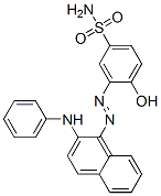 3-[[2-anilino-1-naphthyl]azo]-4-hydroxybenzenesulphonamide CAS#: 79817-65-5