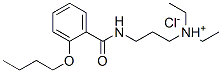 3-[(2-butoxybenzoyl)amino]propyl-diethyl-azanium chloride CAS#: 78109-81-6
