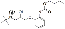 [3-[2-(butoxycarbonylamino)phenoxy]-2-hydroxy-propyl]-tert-butyl-azani um chloride CAS#: 79763-36-3