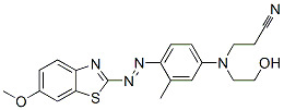 3-[(2-hydroxyethyl)[4-[(6-methoxybenzothiazol-2-yl)azo]-3-methylphenyl]amino]propiononitrile CAS#: 73384-74-4
