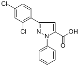 3-(2,4-DICHLOROPHENYL)-1-PHENYL-1H-PYRAZOLE-5-CARBOXYLIC ACID CAS#: 78874-29-0