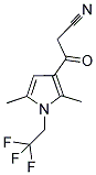 3-[2,5-DIMETHYL-1-(2,2,2-TRIFLUOROETHYL)-1H-PYRROL-3-YL]-3-OXOPROPANENITRILE CAS#: 750604-77-4