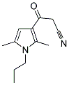 3-(2,5-DIMETHYL-1-PROPYL-1H-PYRROL-3-YL)-3-OXOPROPANENITRILE CAS#: 730950-98-8