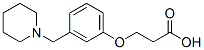 3-[3-(1-piperidylmethyl)phenoxy]propanoic acid CAS#: 76955-75-4